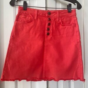 Cute  Red A-Line Skirt